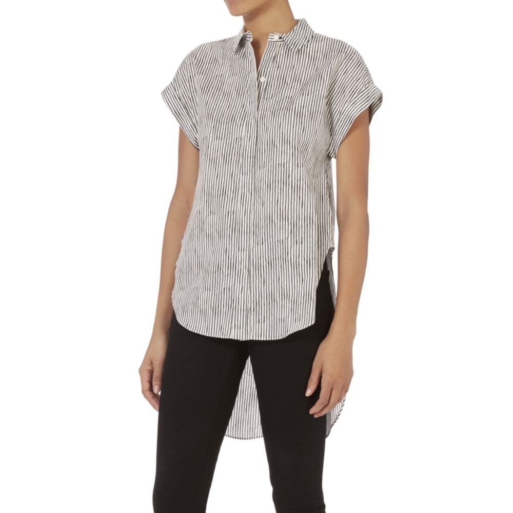 NWOT Rag & Bone Ara Tie Back Stripe Shirt